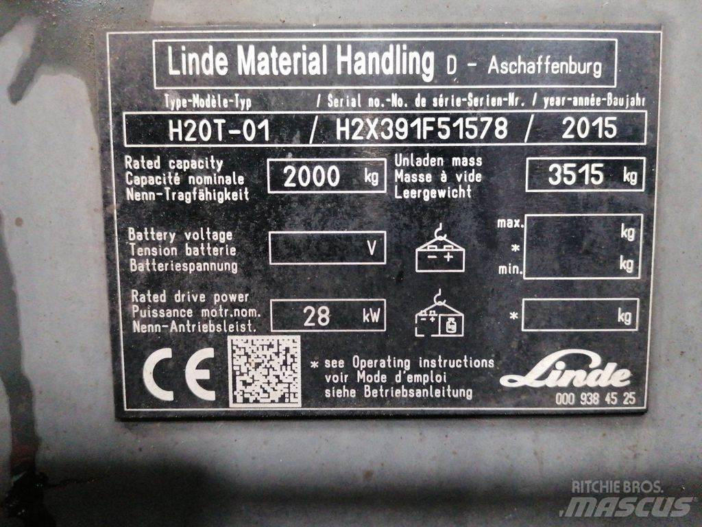 Linde H20T-01 Gasolmotviktstruckar