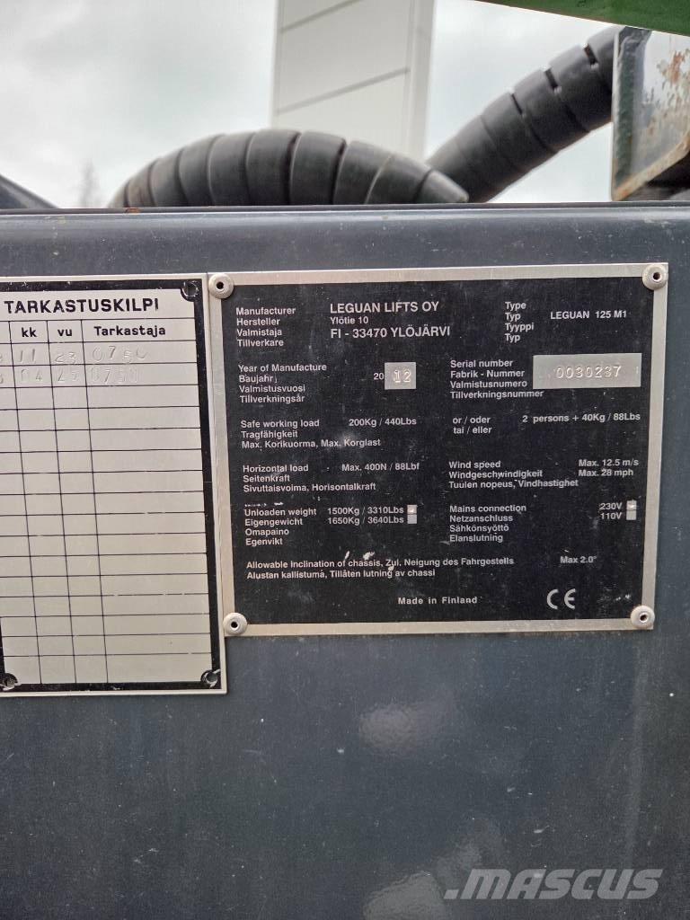 Leguan 125M1 Teleskop bomliftar