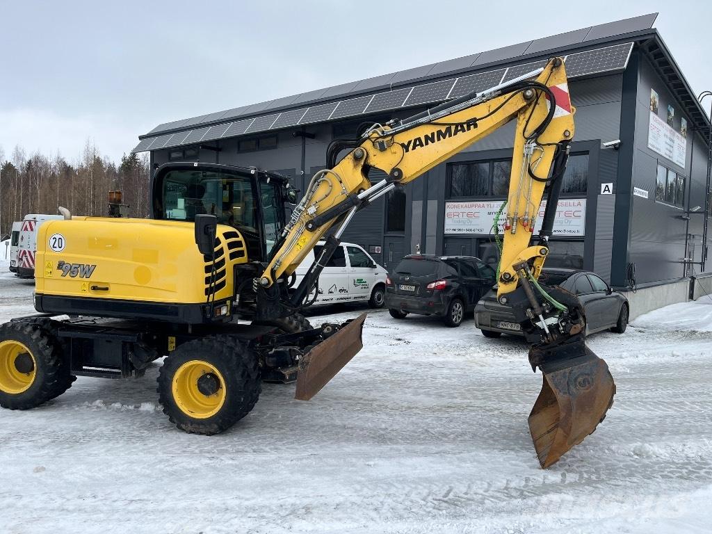 Yanmar B 95 W Hjulgrävare