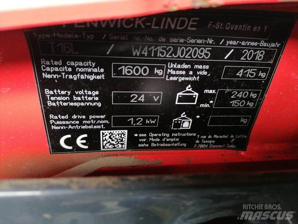 Linde T16L Låglyftare utan plattform