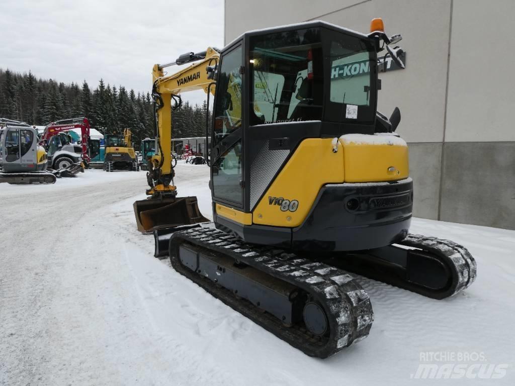 Yanmar Vio 80-1A Midigrävmaskiner 7t - 12t