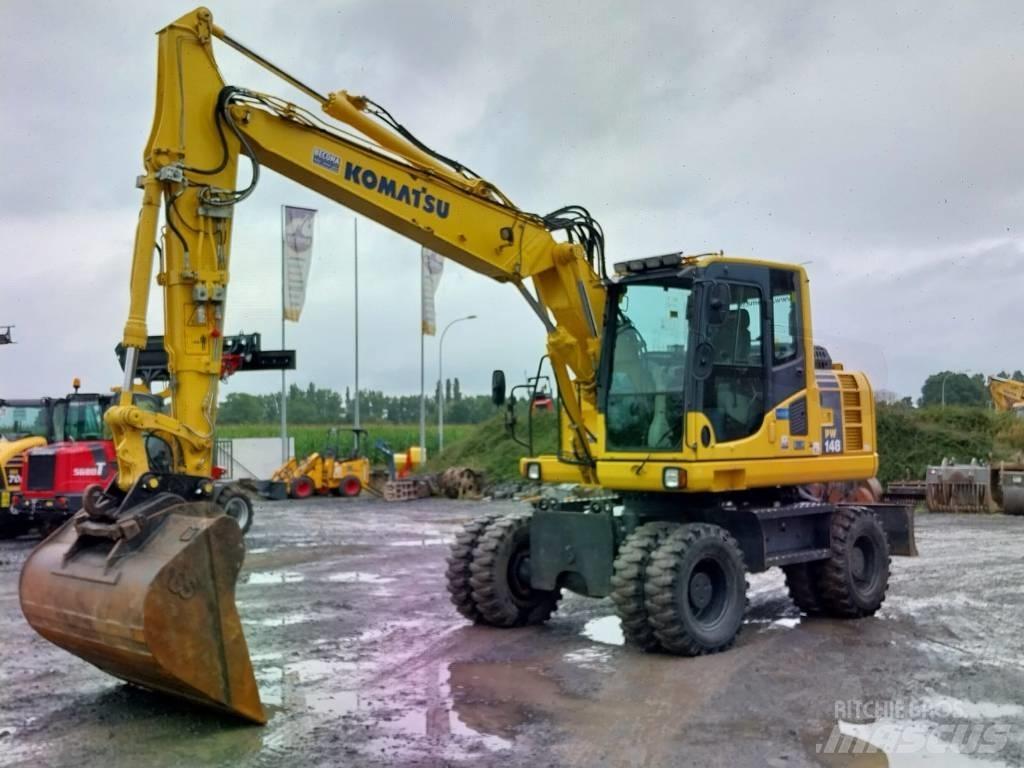 Komatsu PW148-8 Hjulgrävare
