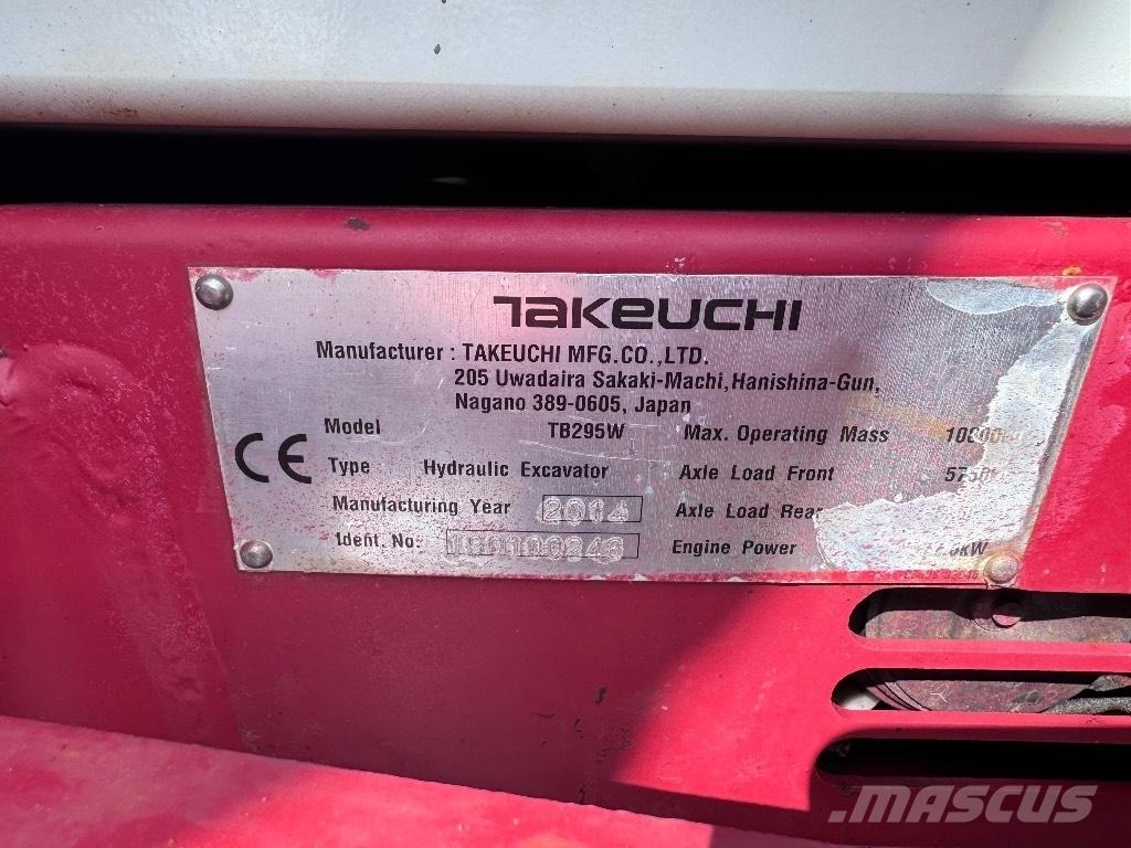 Takeuchi TB 295 W Hjulgrävare