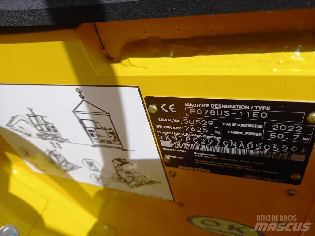 Komatsu PC78US-11EO Midigrävmaskiner 7t - 12t