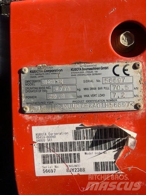 Kubota U 48-4 Minigrävare < 7t