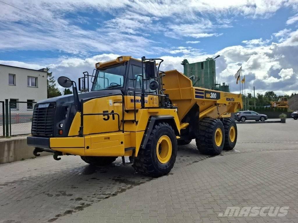 Komatsu HM 300 Midjestyrd dumper