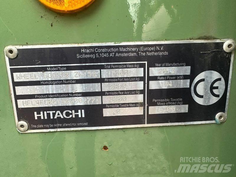 Hitachi ZW 150 Hjullastare