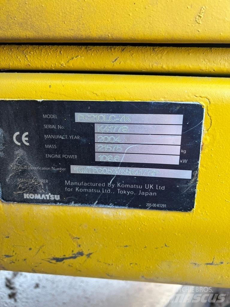 Komatsu PC 210 LC-7K Bandgrävare