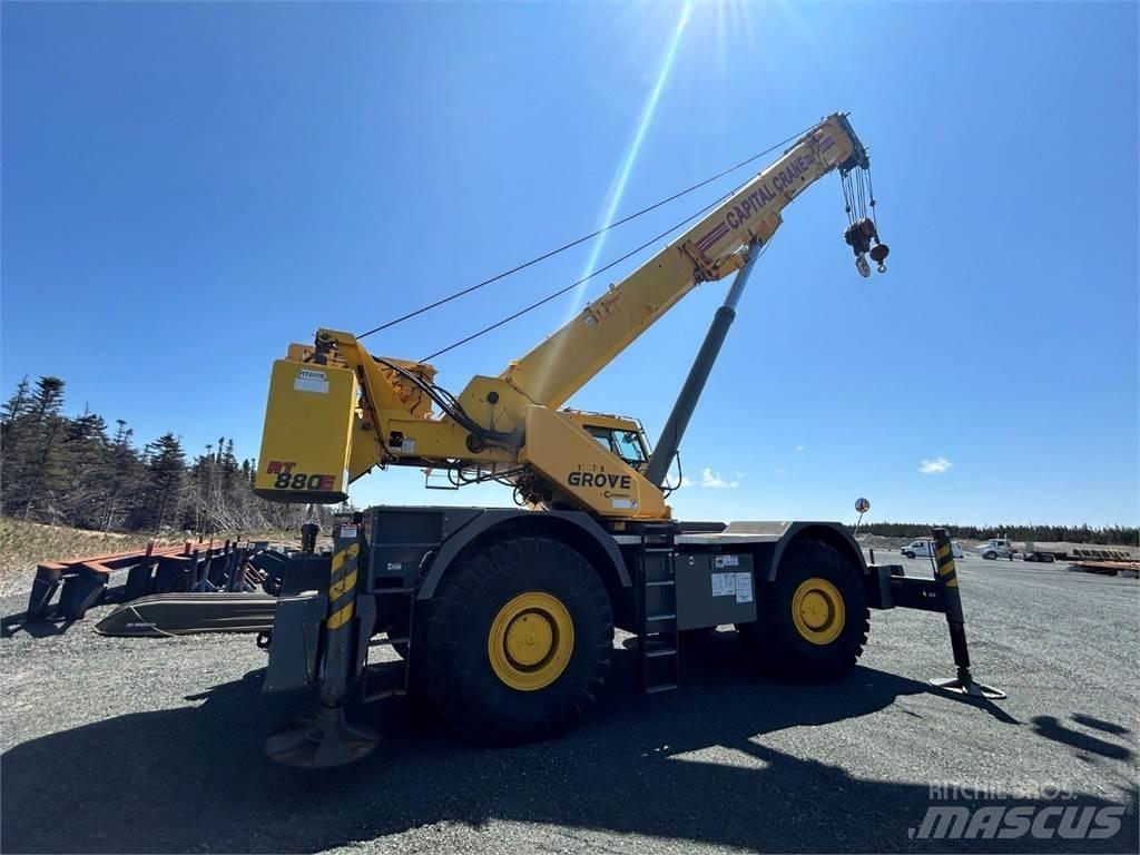 Grove RT880E Terrängkranar (Grov terräng)