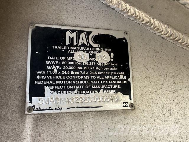 MAC END DUMP Övriga släp