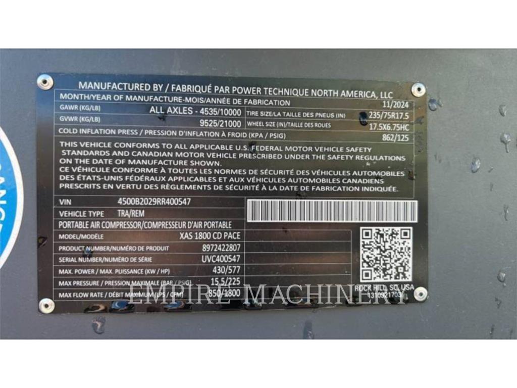 Atlas Copco XAS1800CD Kompressorer