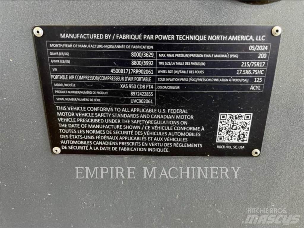 Atlas Copco XAS950CD Kompressorer
