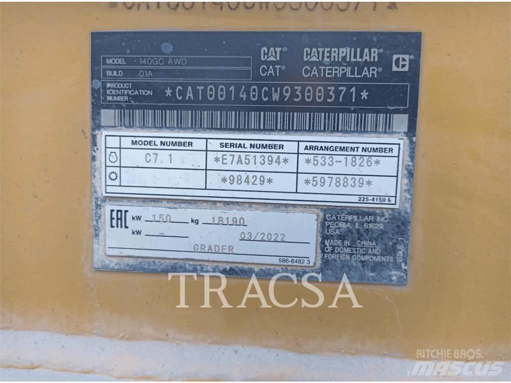 CAT 140 GC Väghyvlar