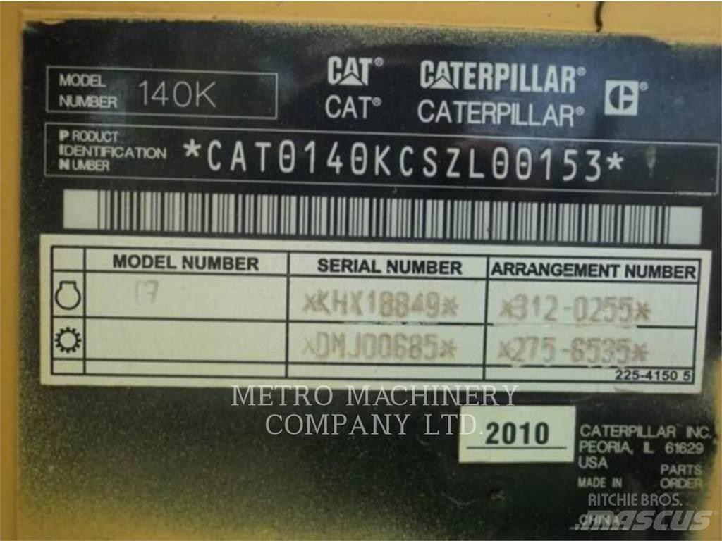 CAT 140K Väghyvlar