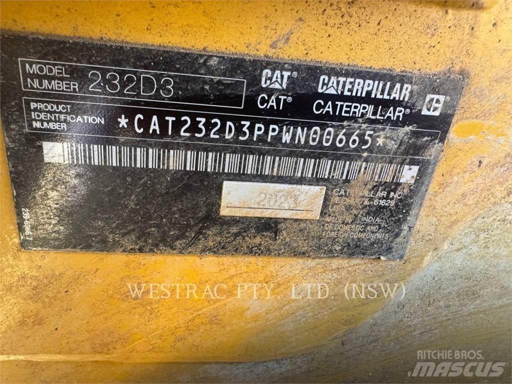 CAT 232D3LRC Kompaktlastare