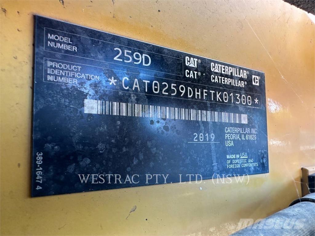 CAT 259D Bandlastare