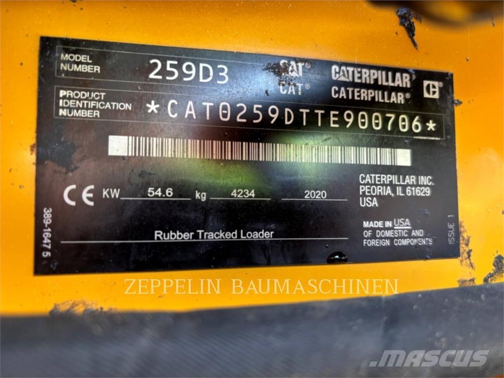 CAT 259D Kompaktlastare