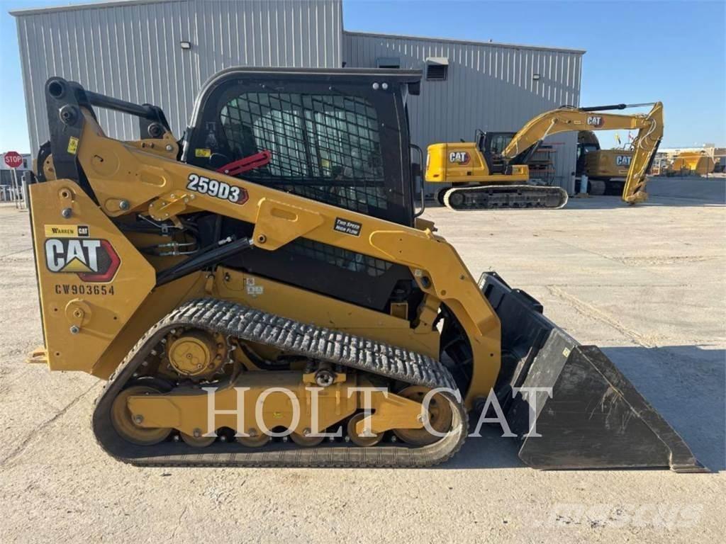 CAT 259D CAB Bandlastare