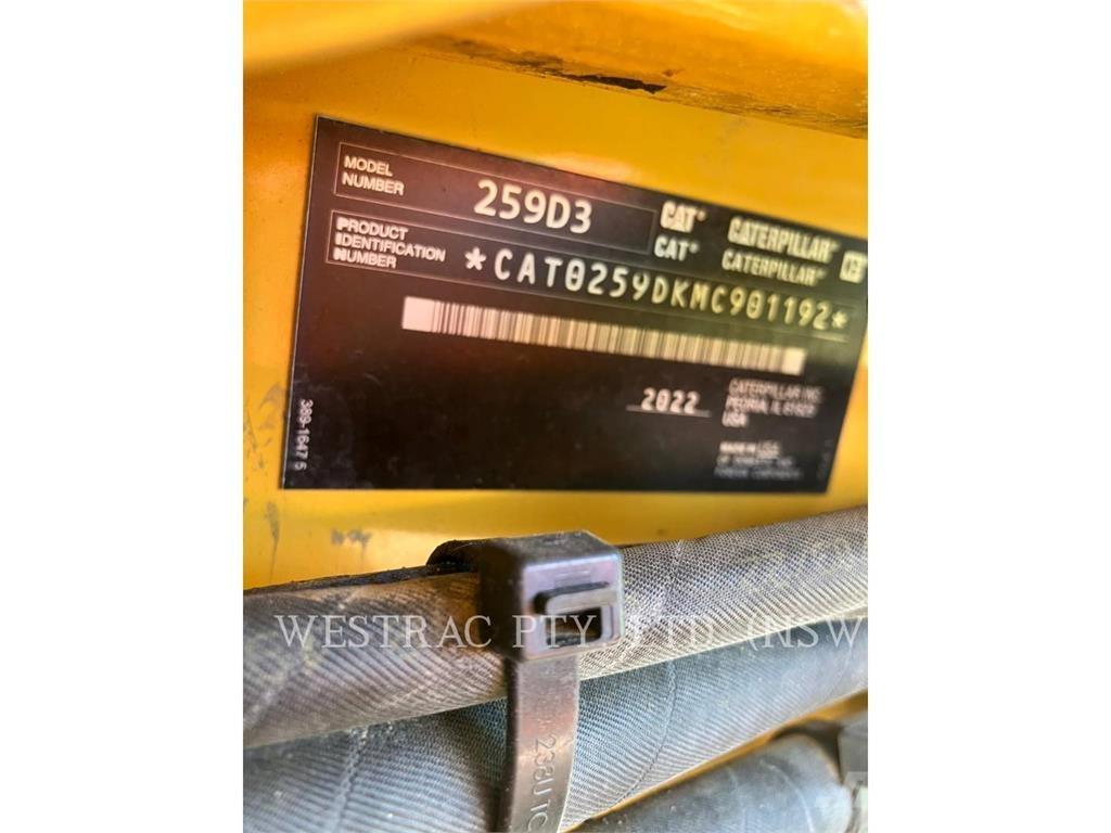 CAT 259D3 Bandlastare