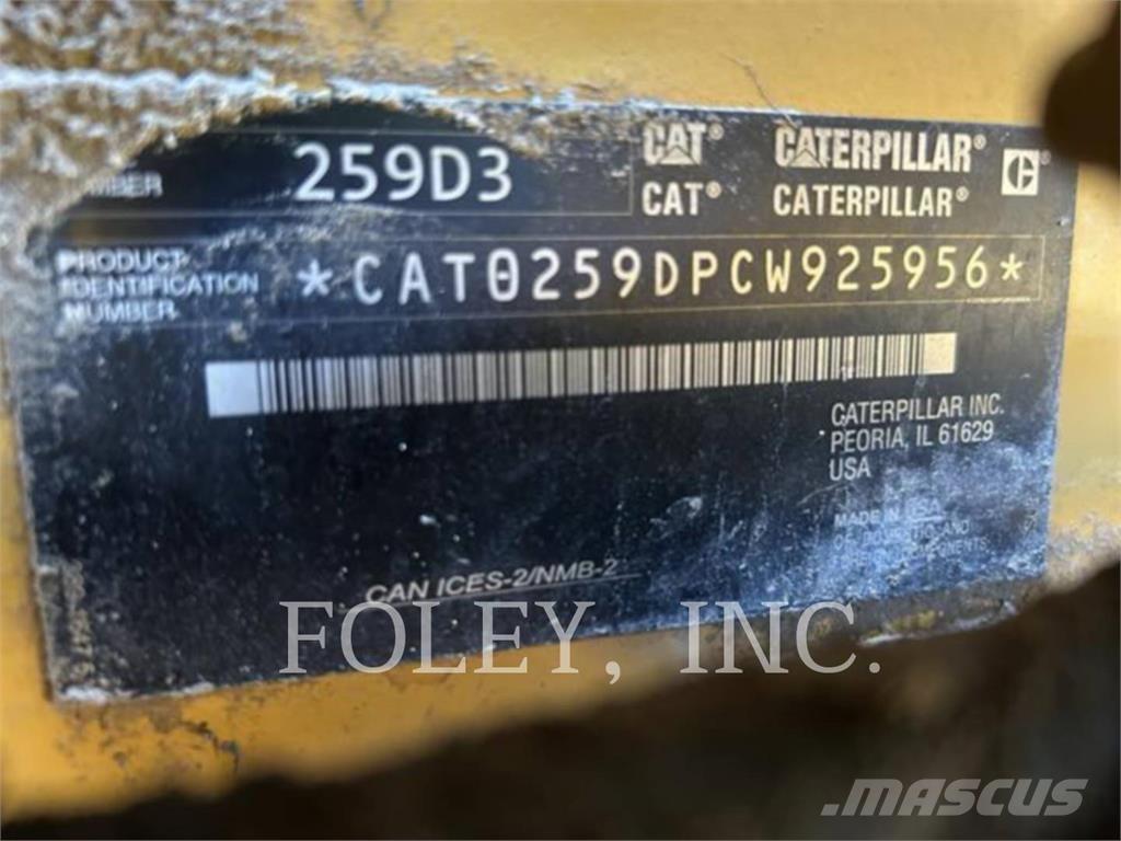 CAT 259D3 Bandlastare