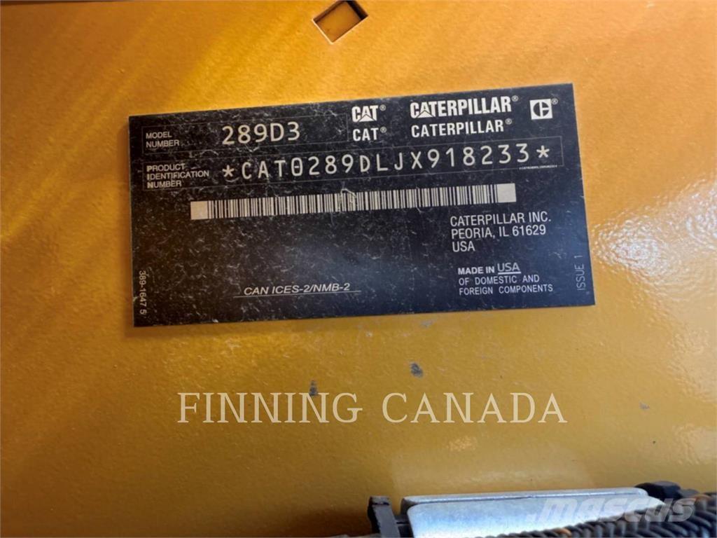 CAT 289D3 Bandlastare