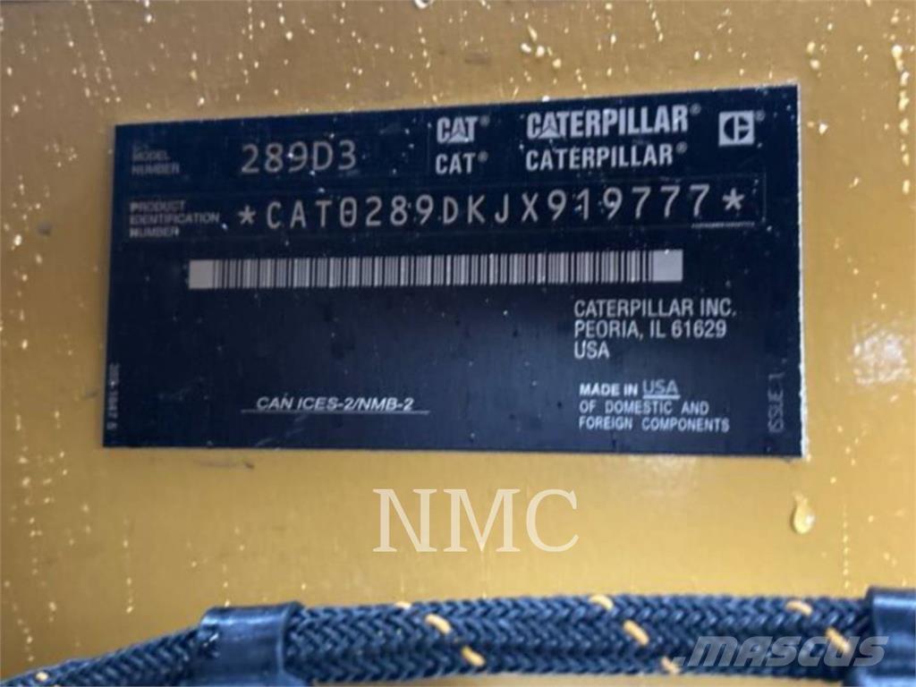 CAT 289D3 Bandlastare
