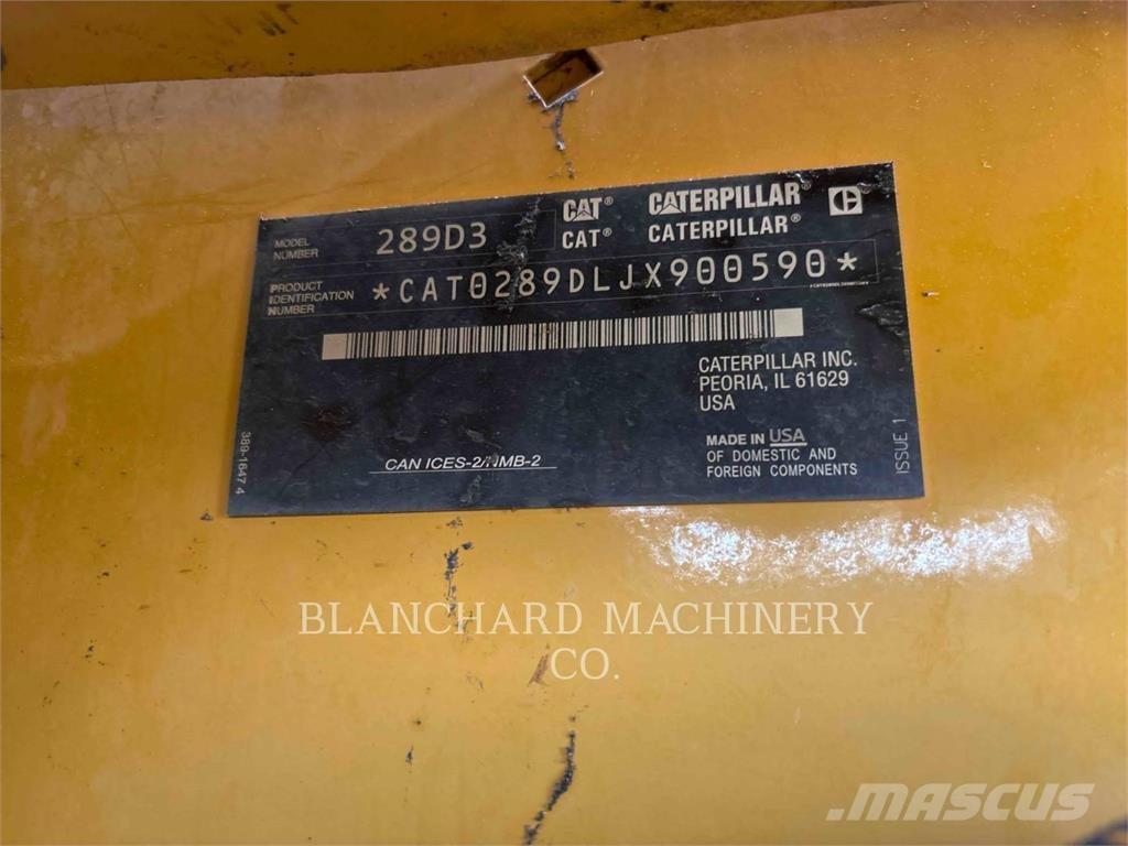 CAT 289D3 Bandlastare