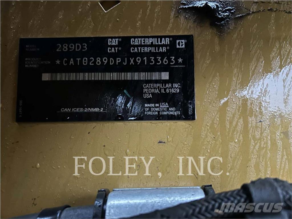 CAT 289D3 Bandlastare