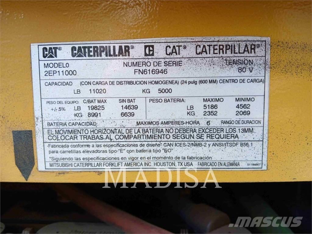 CAT 2EP11000 Elmotviktstruckar