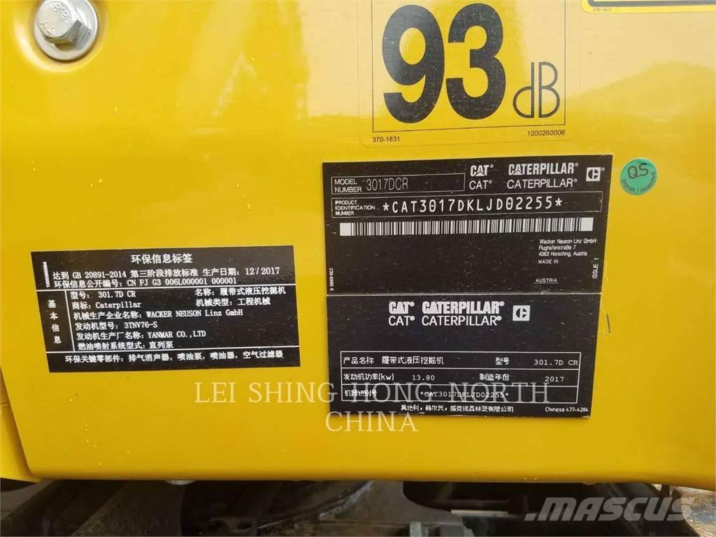 CAT 301.7DCR Bandgrävare