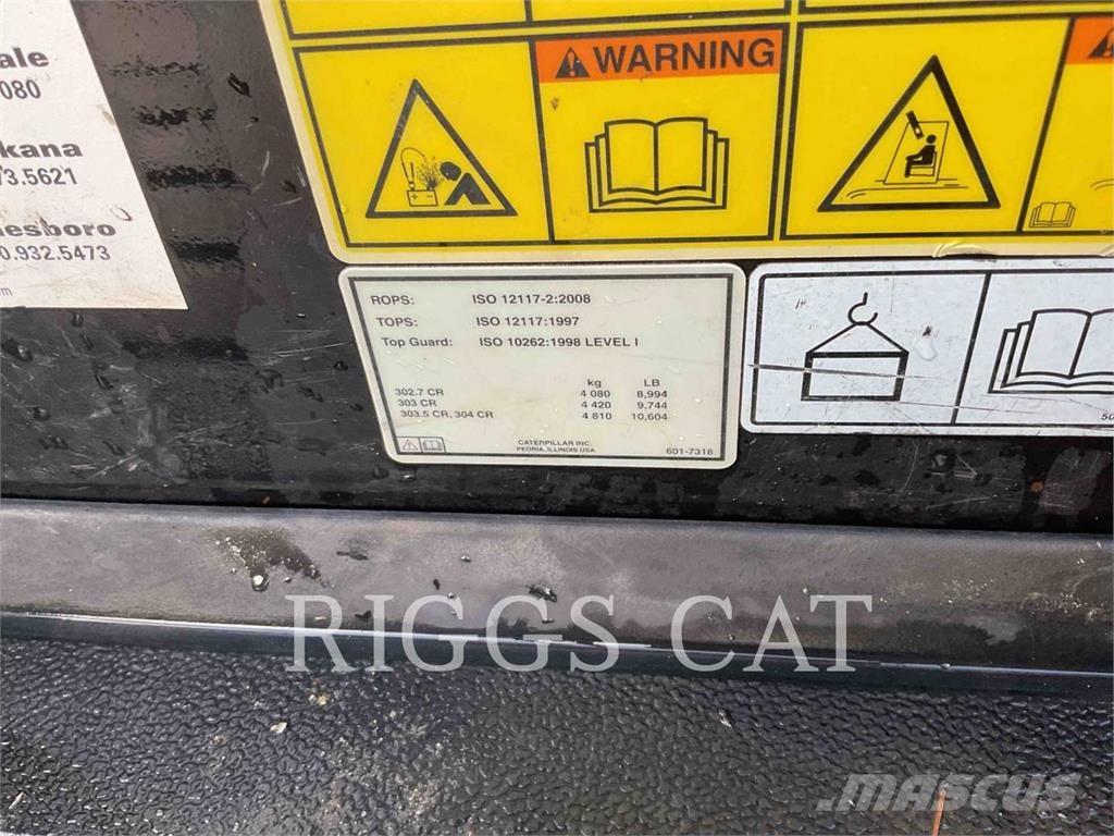 CAT 302.707CR Bandgrävare