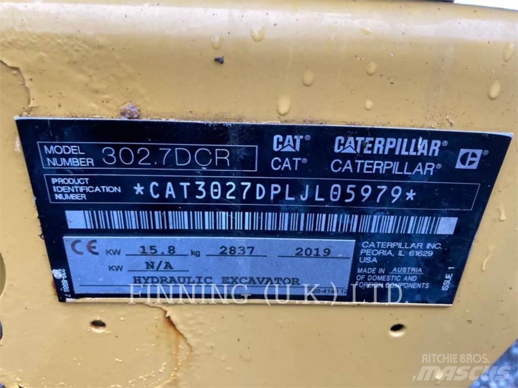 CAT 302.7D CAB Bandgrävare