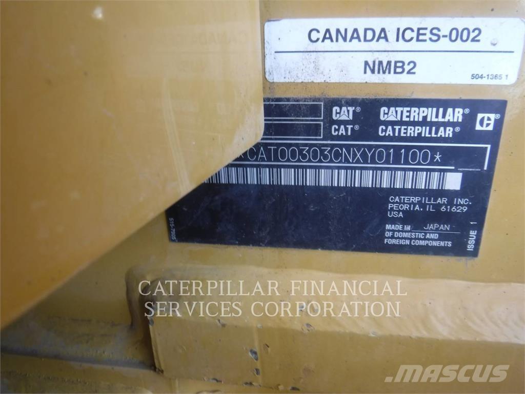 CAT 303-07CR Bandgrävare