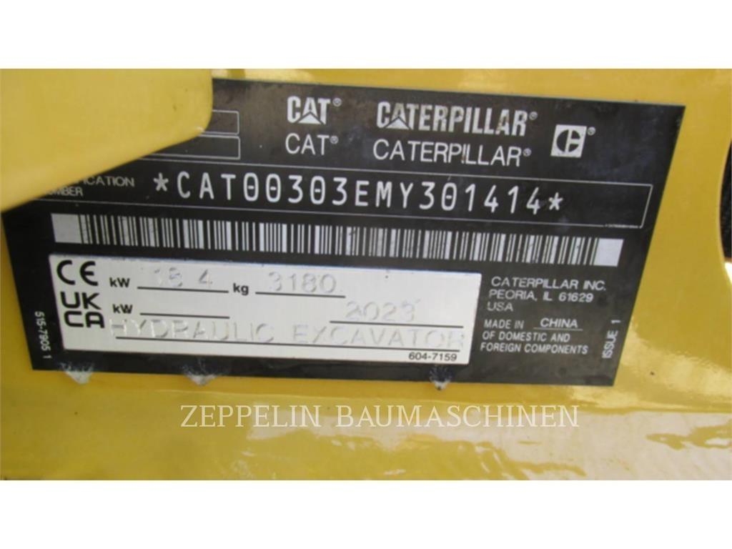 CAT 303CR-07A Bandgrävare