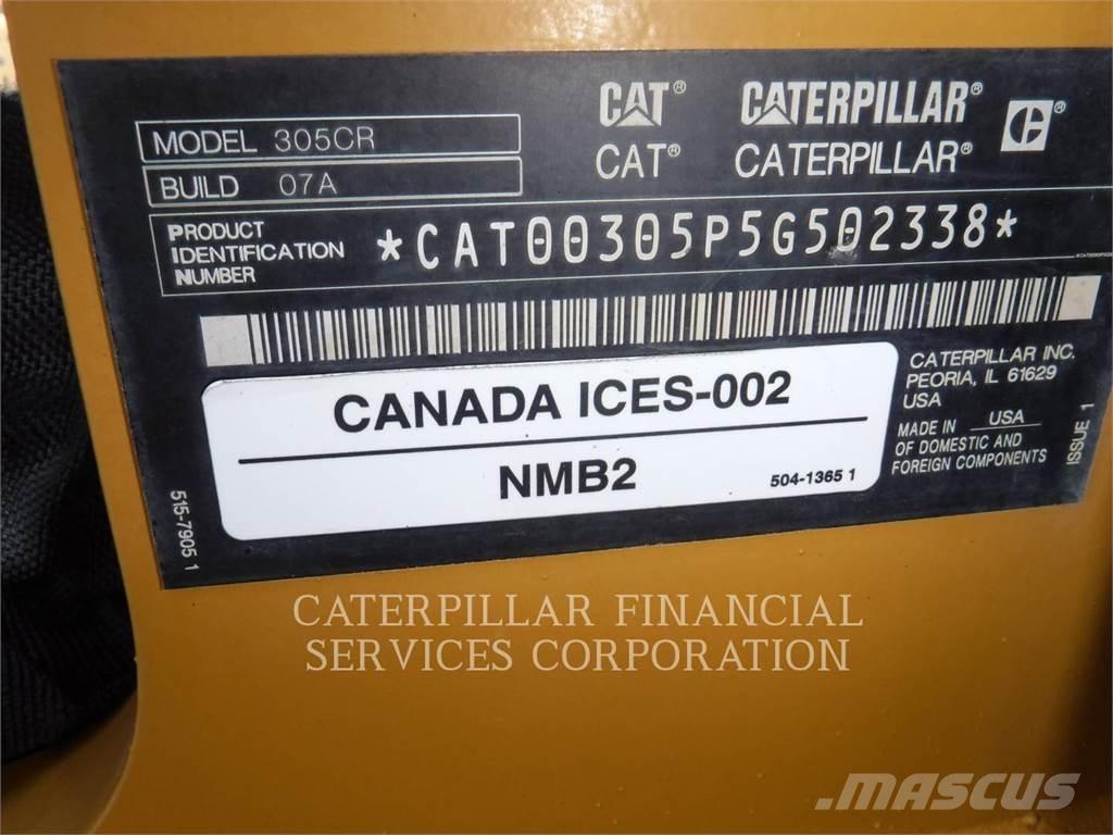 CAT 305-07CR Bandgrävare