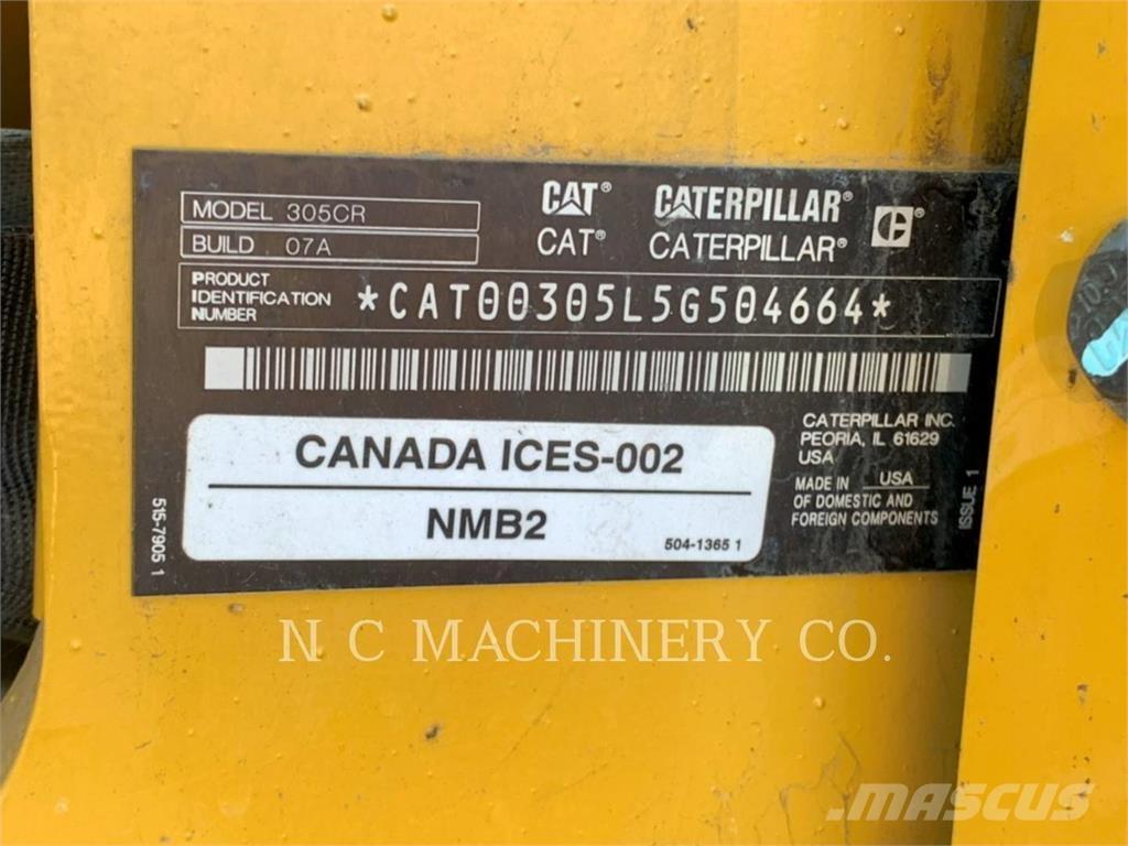 CAT 305 CRCB Bandgrävare