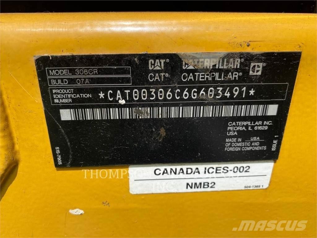 CAT 306CR Bandgrävare