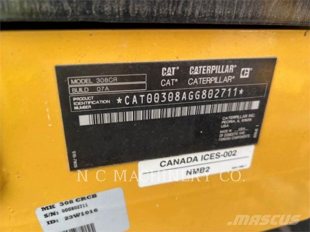 CAT 308 CRCB Bandgrävare