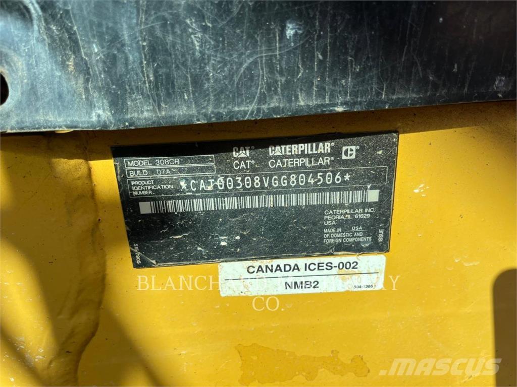 CAT 308CR Bandgrävare