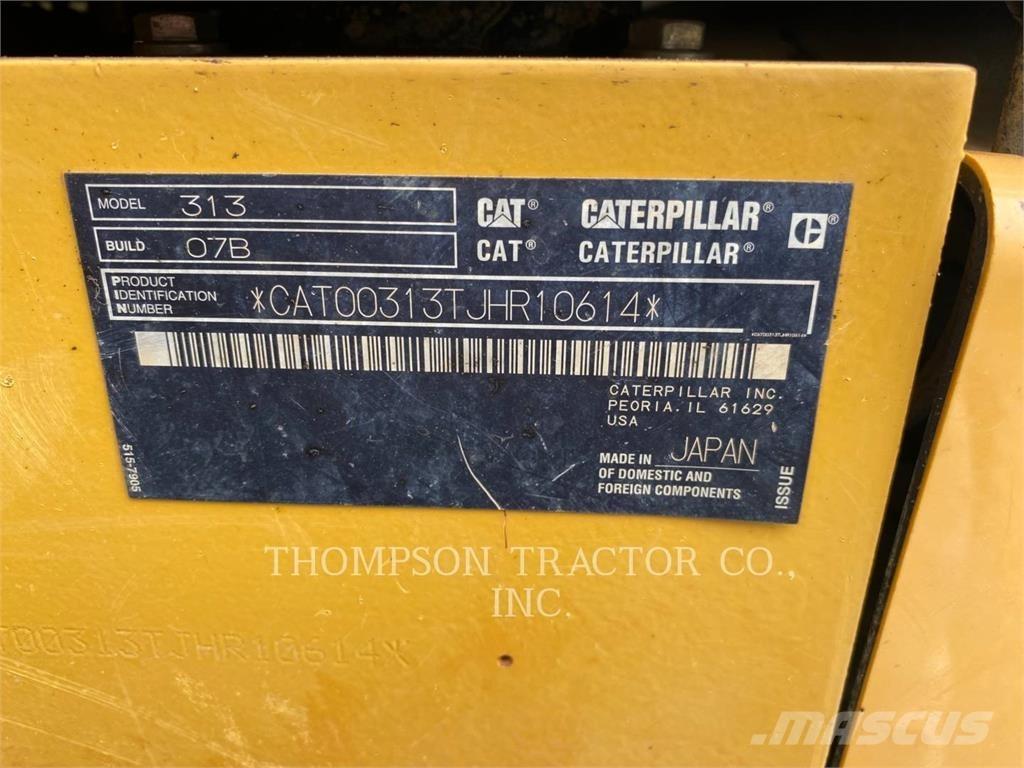 CAT 313 Bandgrävare