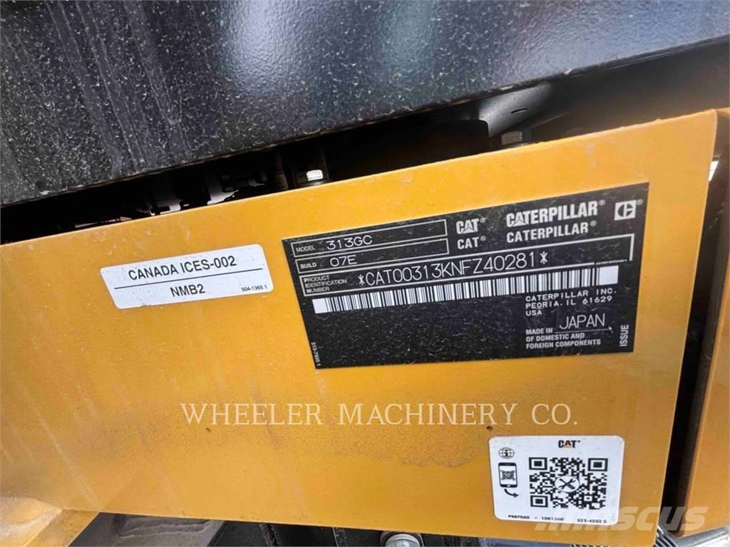 CAT 313 GC CF Bandgrävare