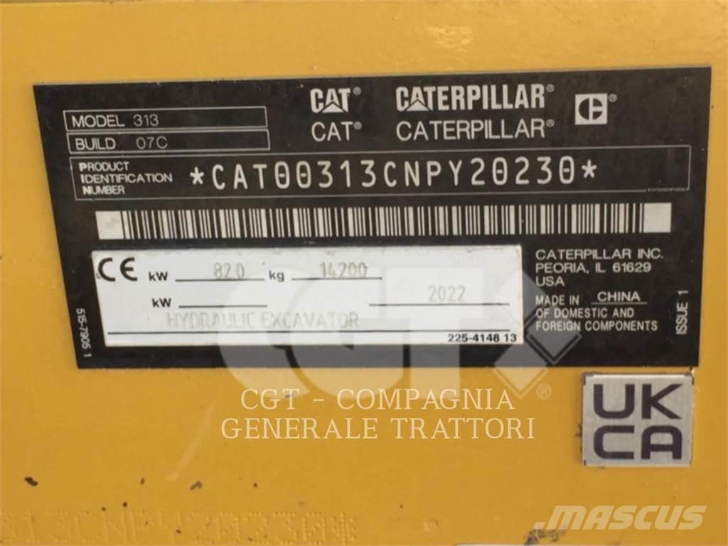 CAT 313 NG Bandgrävare