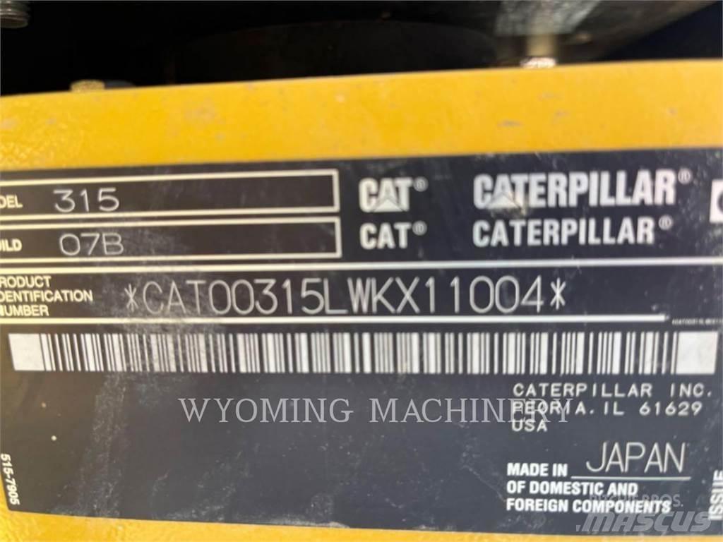 CAT 315 Bandgrävare