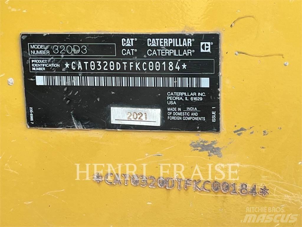 CAT 320D3 Bandgrävare