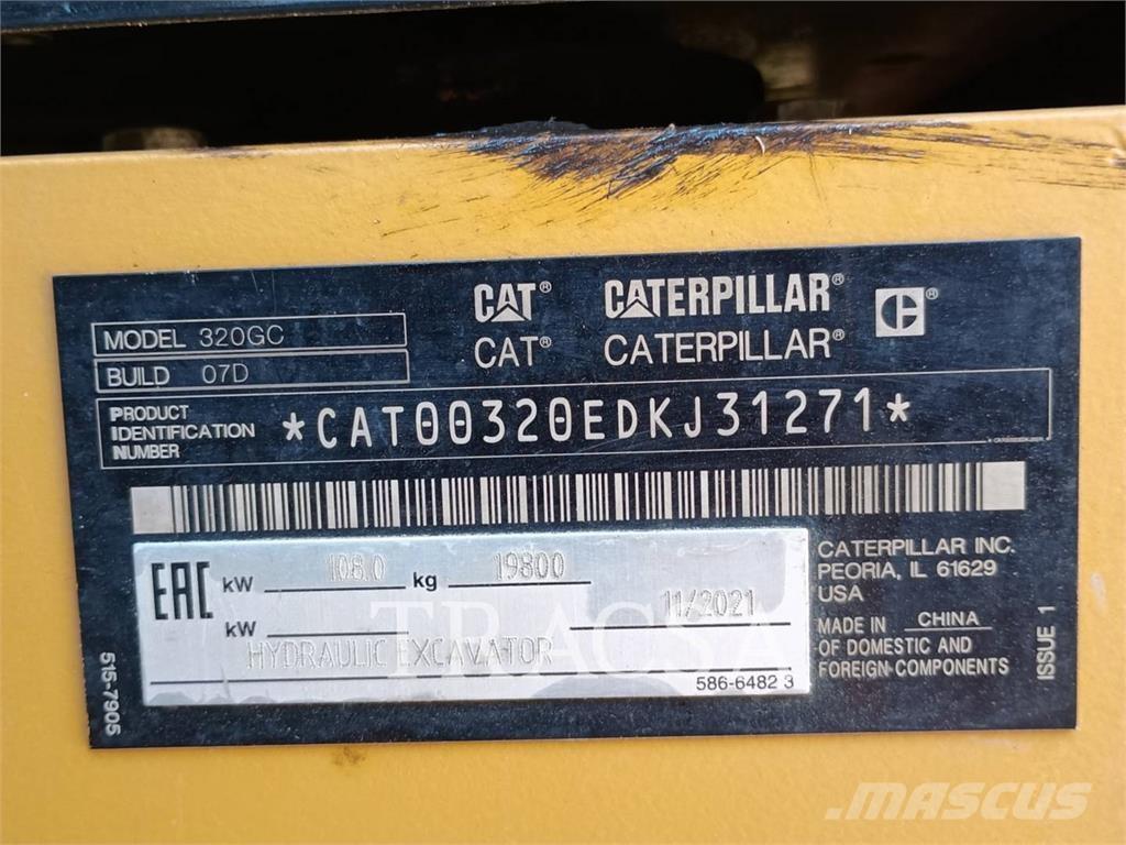 CAT 320GC Bandgrävare