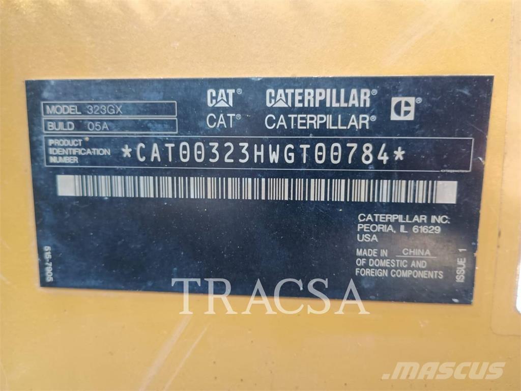 CAT 323GX Bandgrävare