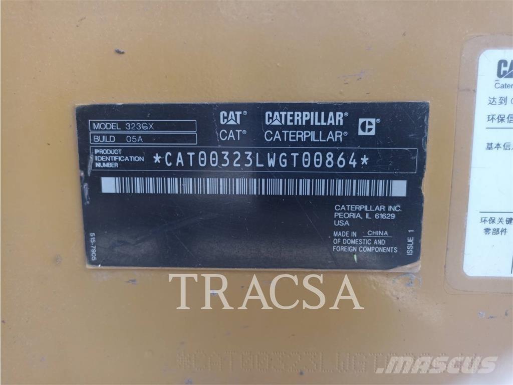 CAT 323GX Bandgrävare