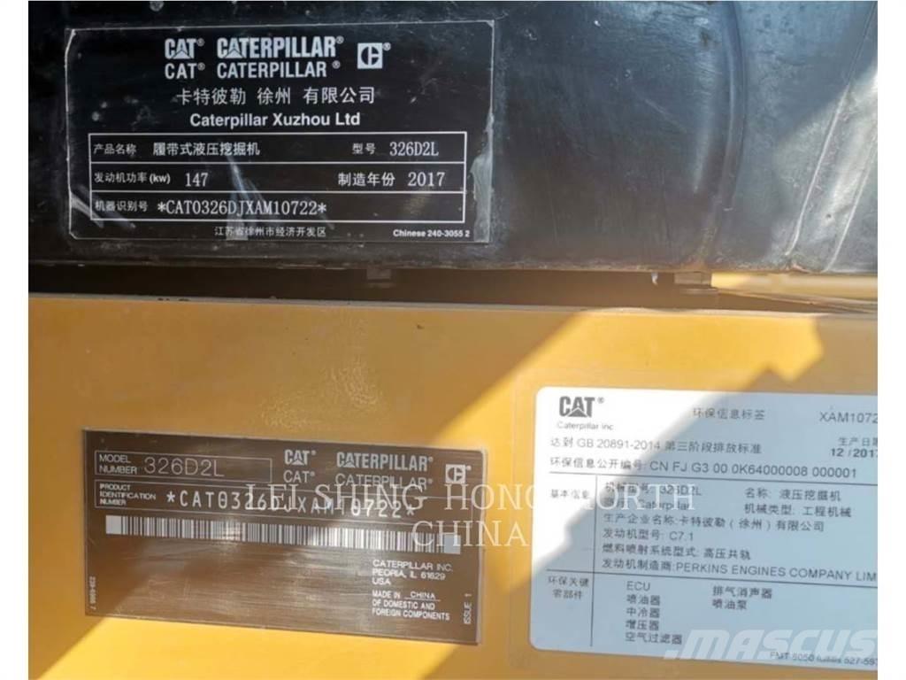 CAT 326D2L Bandgrävare