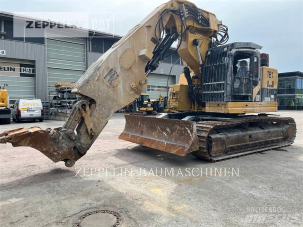 CAT 328DTUNNEL Bandgrävare