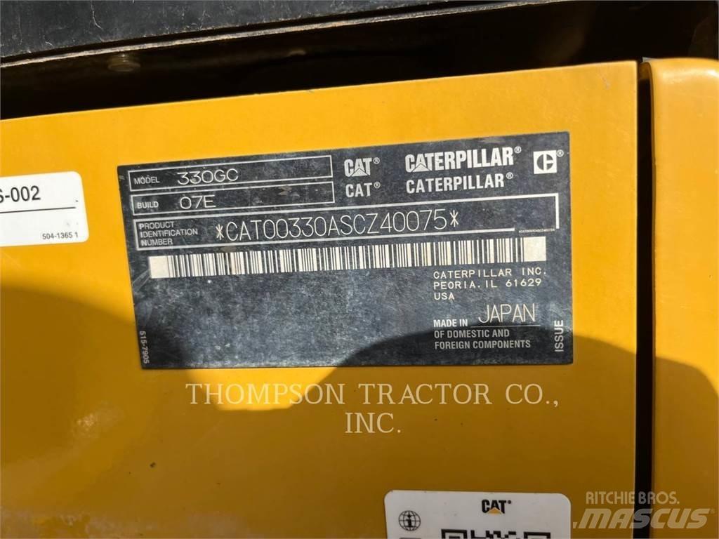 CAT 330GC Bandgrävare